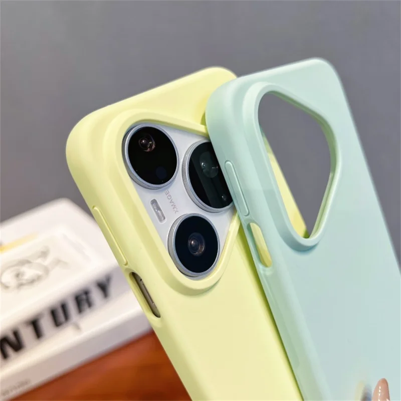 For Huawei Pura 90 Pro Case Skin-Friendly Liquid Silicone + PC Phone Cover - Dark Grey