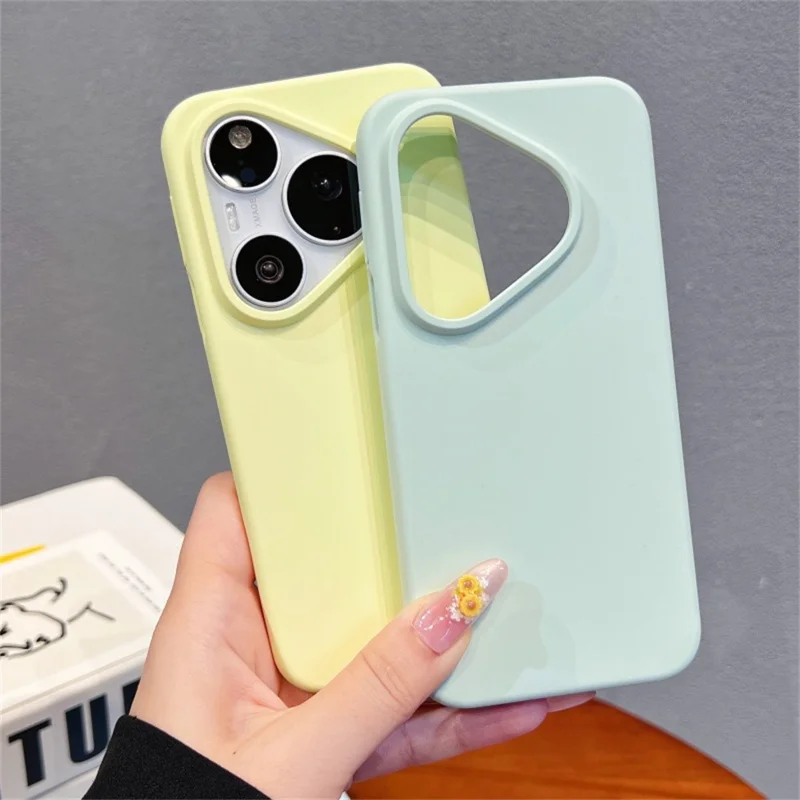 For Huawei Pura 90 Pro Case Skin-Friendly Liquid Silicone + PC Phone Cover - Dark Grey