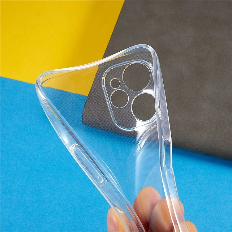 For Realme 10 5G / 9i 5G Ultra Slim Soft TPU Phone Cover Transparent Anti-Yellowing Drop-Proof Protective Case