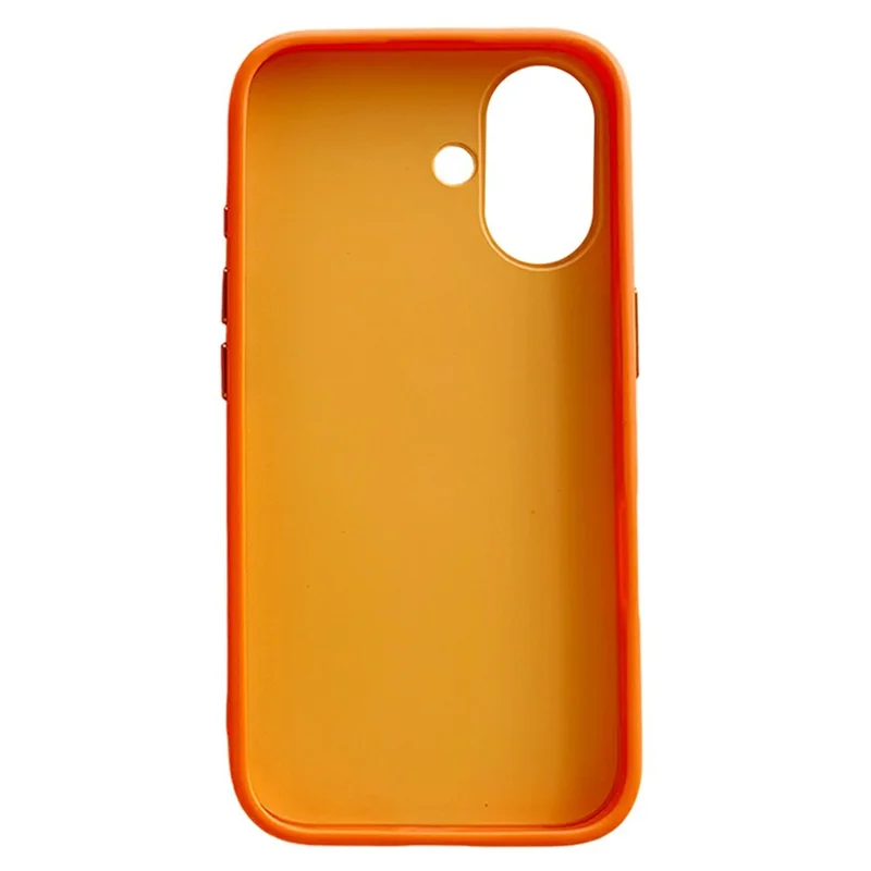 For iPhone 17 Magnetic Case 2-in-1 Dual Color Shockproof Cover with Sliding Hidden Stand Compatible with Magsafe - Orange