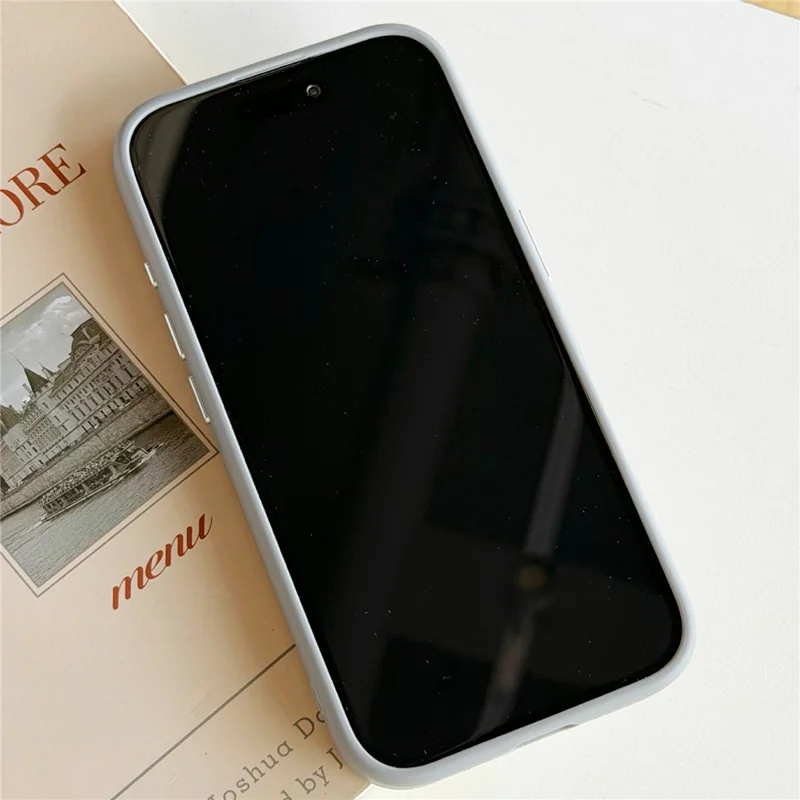 For iPhone 17 Magnetic Case 2-in-1 Dual Color Shockproof Cover with Sliding Hidden Stand Compatible with Magsafe - Orange