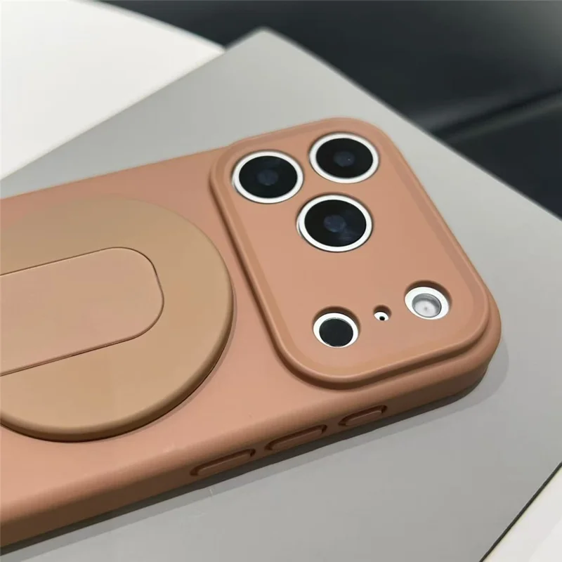 YCADEN pour iPhone 17 Pro Max étui magnétique avec support intégré coque de protection en TPU - Vert herbe