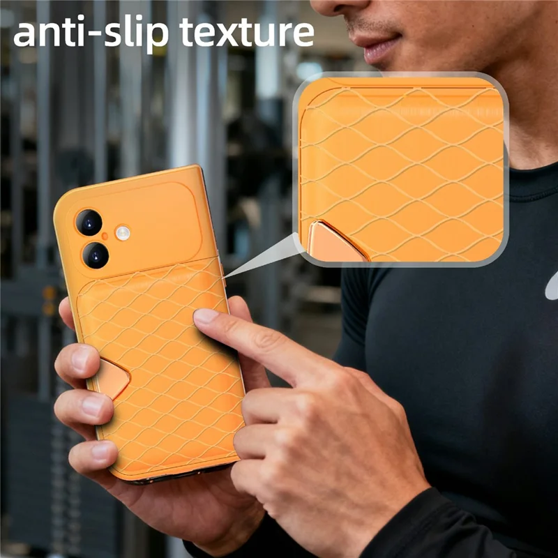 SHELLBOX for iPhone 17 Waterproof Case IP68 2m Shockproof Phone Cover with Strap - Orange