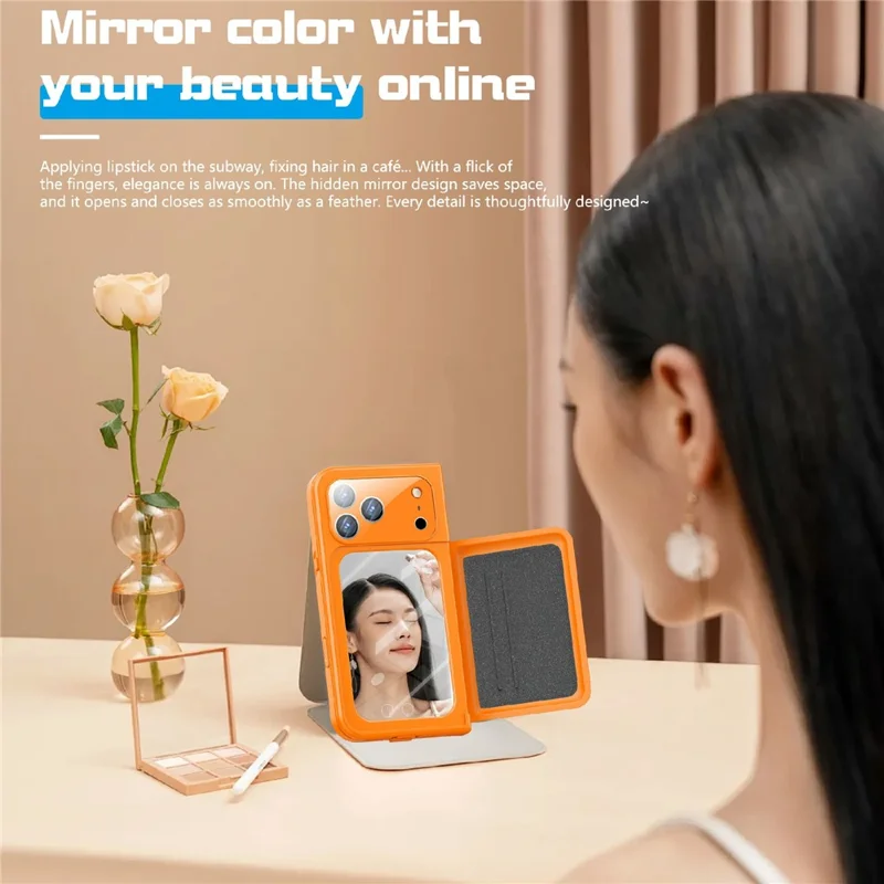 SHELLBOX for iPhone 17 Pro Waterproof Case IP68 2m Shockproof Phone Cover with Strap - Orange