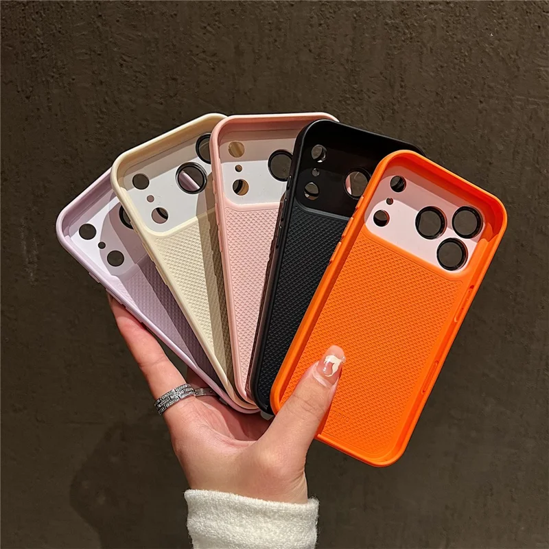 For iPhone 17 Pro Max Case Gradient TPU + PC Precise Cutout Protective Phone Cover with Lens Film - Orange Yellow
