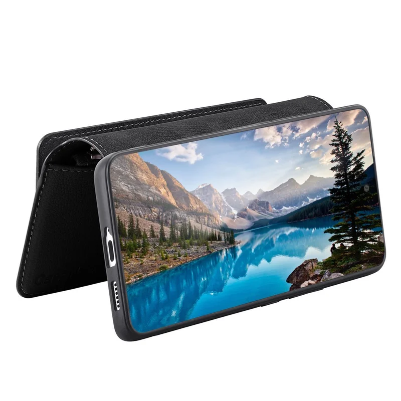 CASENEO MW-02 For Google Pixel 10a Case Detachable Magnetic Leather Flip Cover - Black
