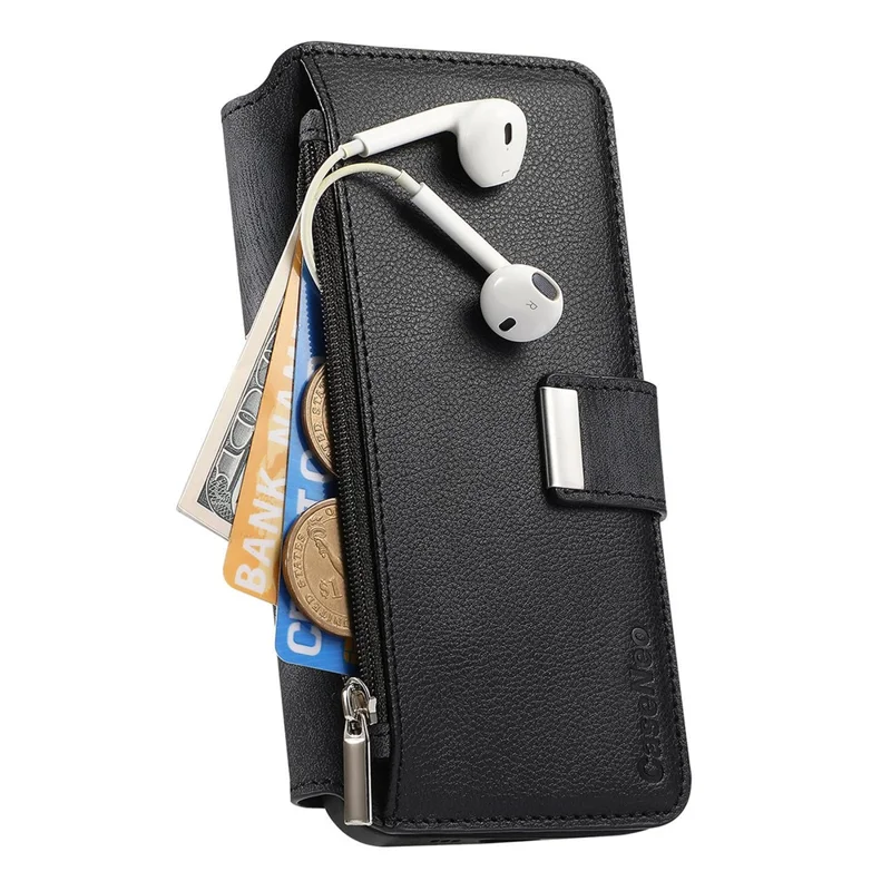 CASENEO MW-02 For Google Pixel 10a Case Detachable Magnetic Leather Flip Cover - Black