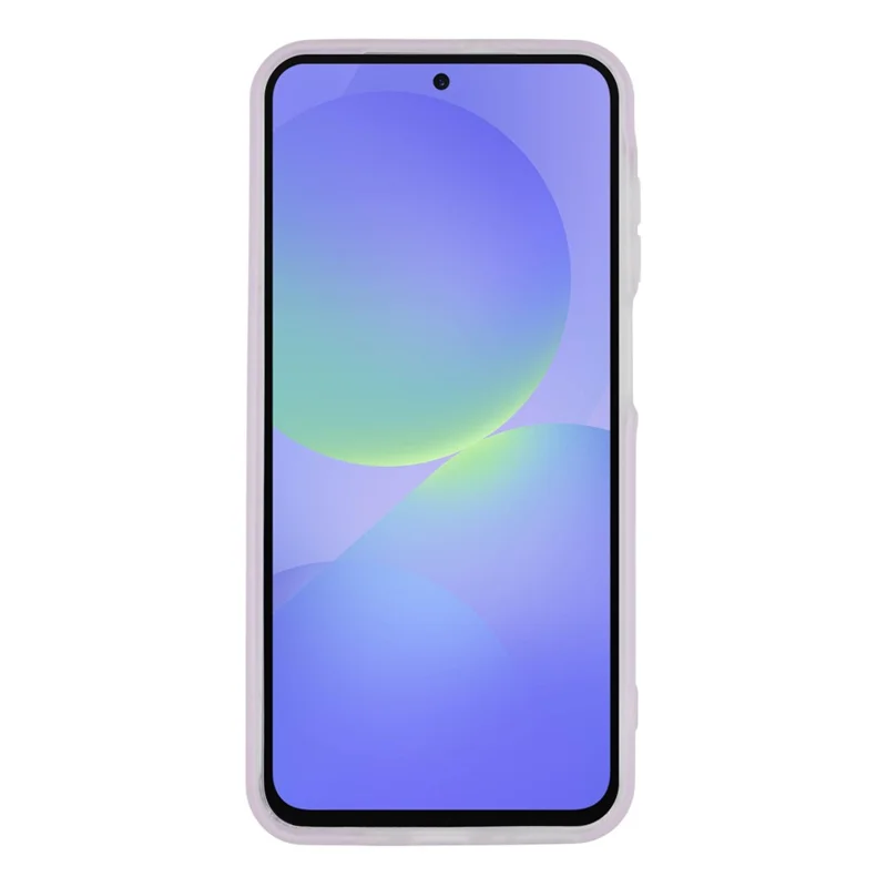 For Samsung Galaxy A37 5G Magnetic Case PC + TPU Frosted Phone Cover - Purple