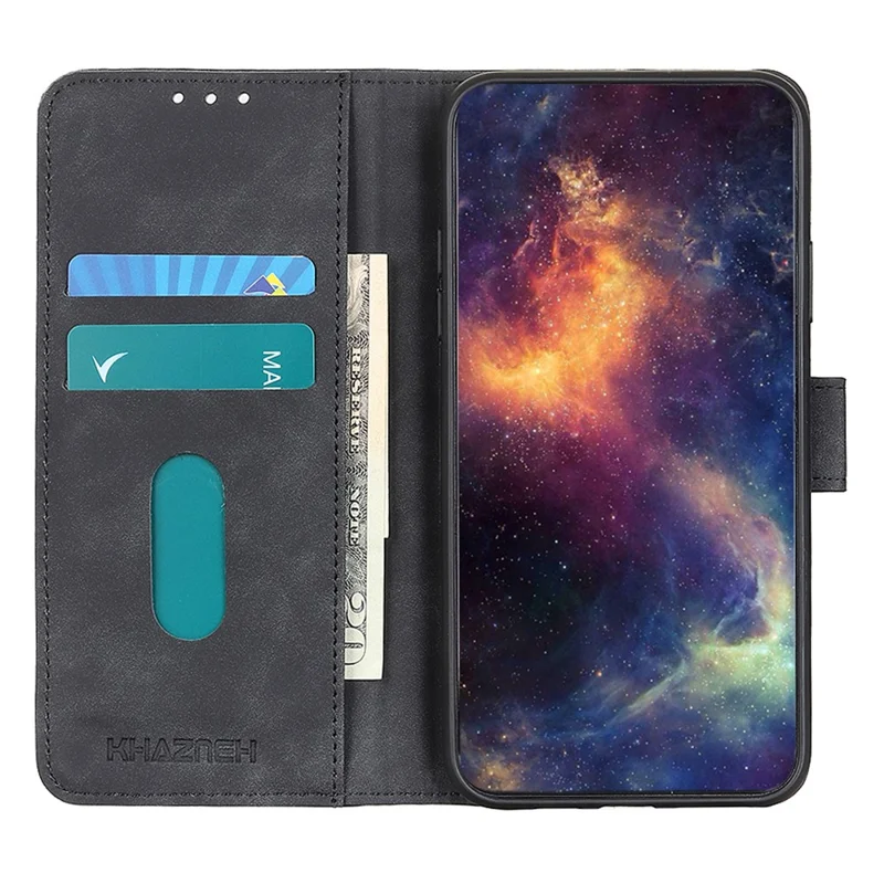 KHAZNEH Capa para Oppo Find X9 Ultra 5G em Pele Sintética Vintage Retro - Preto