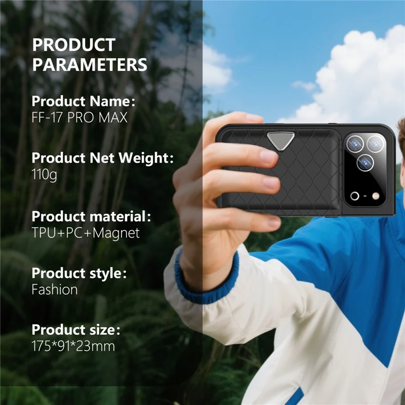 SHELLBOX para iPhone 17 Pro Max Funda Impermeable IP68 2 m Funda Protectora a Prueba de Golpes con Correa - Negro
