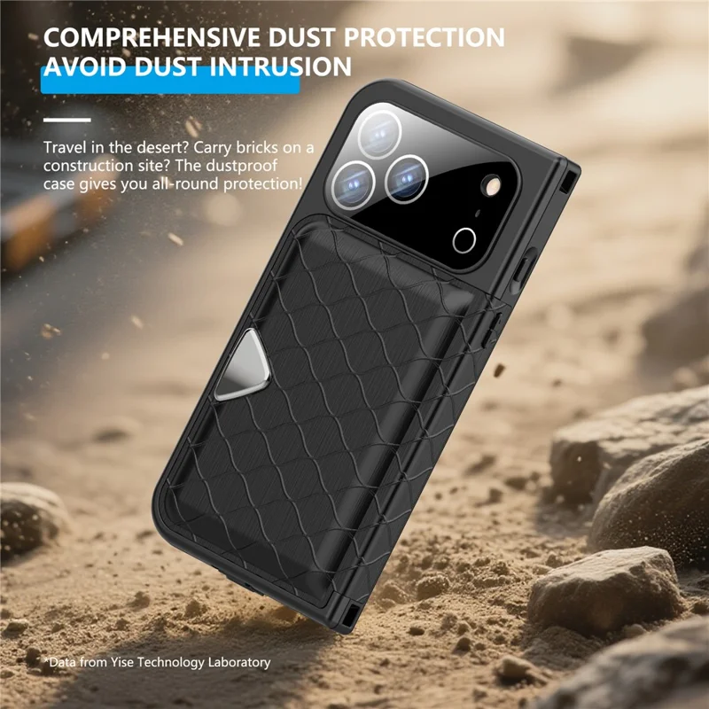 SHELLBOX para iPhone 17 Pro Max Funda Impermeable IP68 2 m Funda Protectora a Prueba de Golpes con Correa - Negro