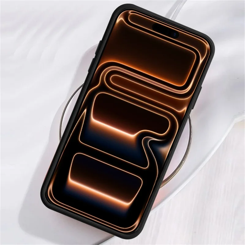 För iPhone 17 Pro Max Hölje UV-tryckt Fjärilsdesign Vätskesilikon Skockabsorberande Telefonhölje - PA889B1
