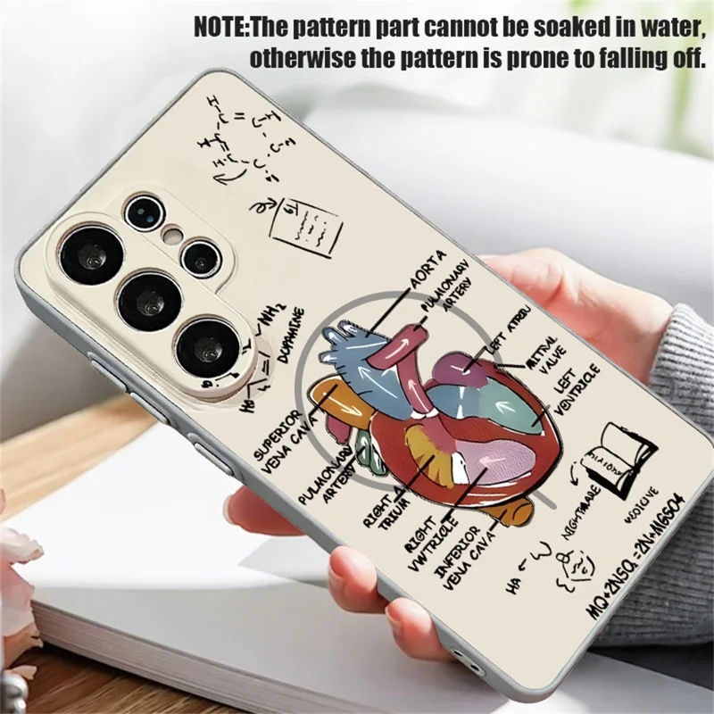 For Samsung Galaxy S26 Ultra Magnetic Case UV Printing Colorful Pattern PC + TPU Phone Protective Cover - GB586