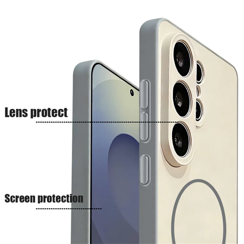 For Samsung Galaxy S25 Ultra Magnetic Case UV Printing Colorful Pattern PC + TPU Phone Protective Cover - GB584