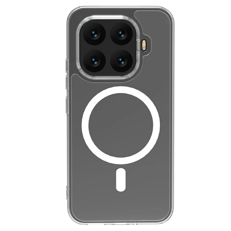 LEREACH Serie TOC per Xiaomi 17T Custodia Magnetica TPU + Copertura in Acrilico per Telefono - Trasparente