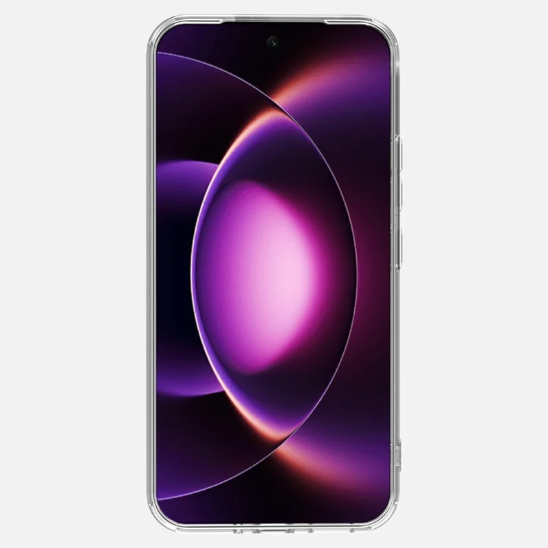 LEREACH Serie TOC per Xiaomi 17T Custodia Magnetica TPU + Copertura in Acrilico per Telefono - Trasparente