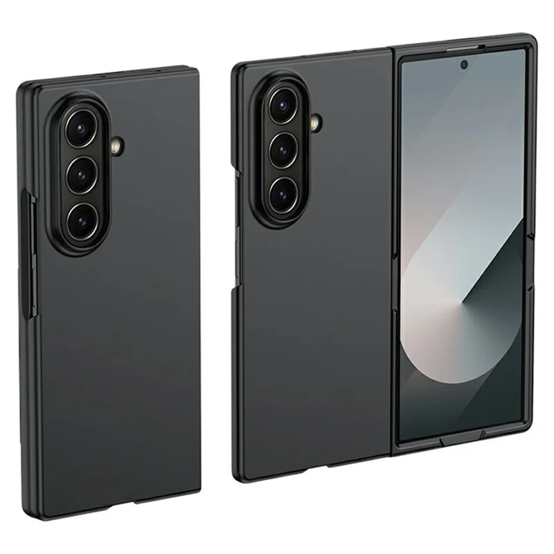 For Samsung Galaxy Z Fold8 Case Ultra Thin Skin Touch Rubberized Hard PC Telefoonhoesje - Zwart