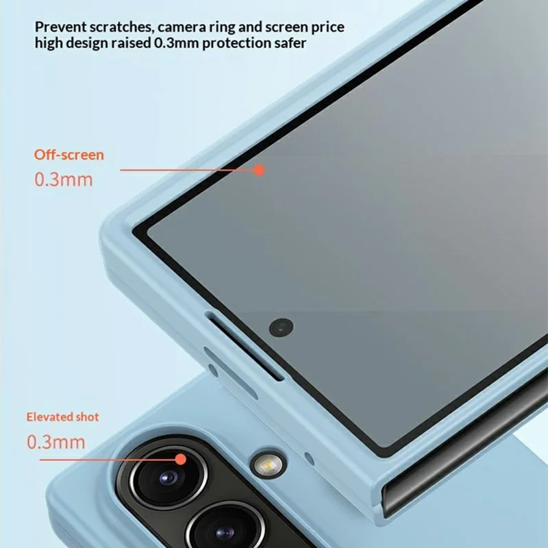 For Samsung Galaxy Z Fold8 Case Ultra Thin Skin Touch Rubberized Hard PC Telefoonhoesje - Zwart