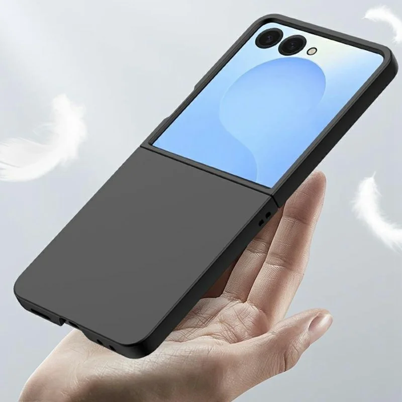 For Samsung Galaxy Z Flip8 Case Ultra Thin Skin Touch Rubberized Hard PC Phone Cover - Sky Blue