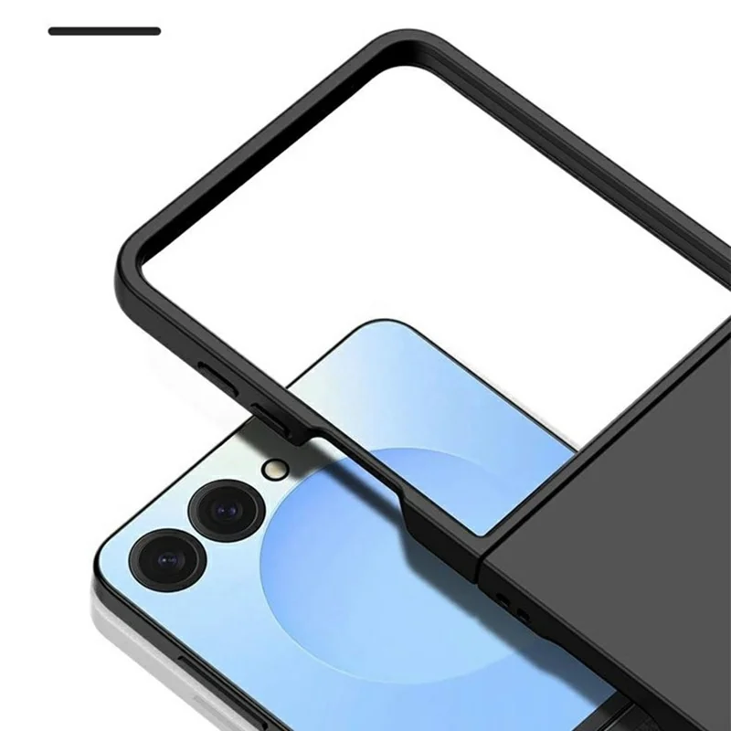 For Samsung Galaxy Z Flip8 Case Ultra Thin Skin Touch Rubberized Hard PC Phone Cover - Sky Blue