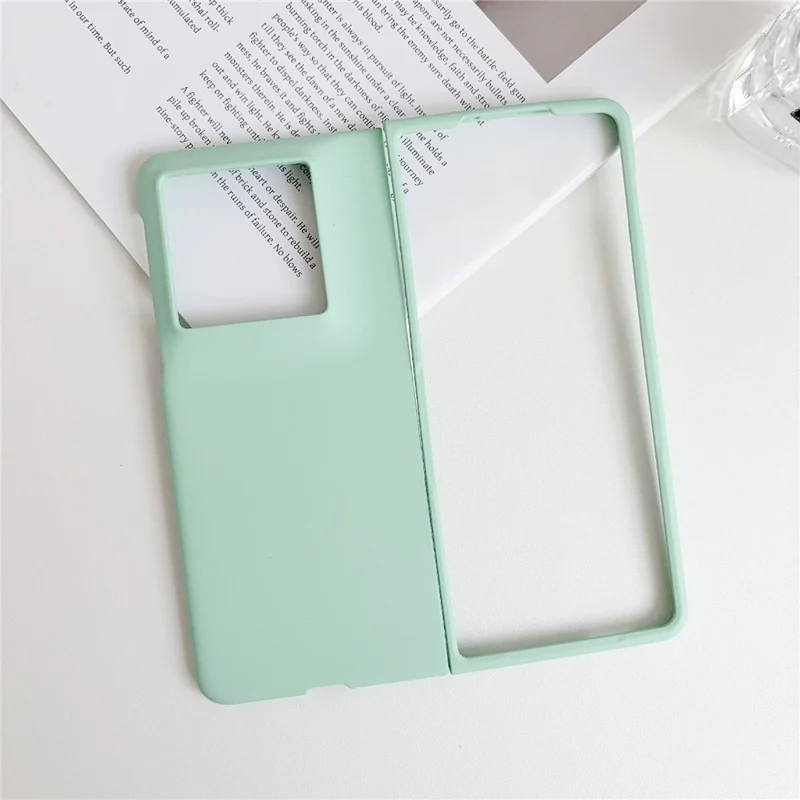 Für Motorola Razr Fold 5G Hülle Ultra-dünne Haptik Touch gummierte Hart-PC-Handyhülle - Mintgrün