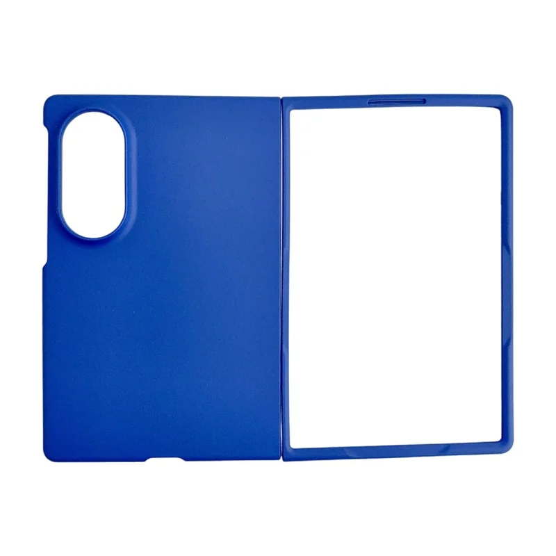 Cover per Samsung Galaxy Z Fold 8 Large, Sottile, Morbido al Tocco, in Policarbonato, Colore Blu Scuro