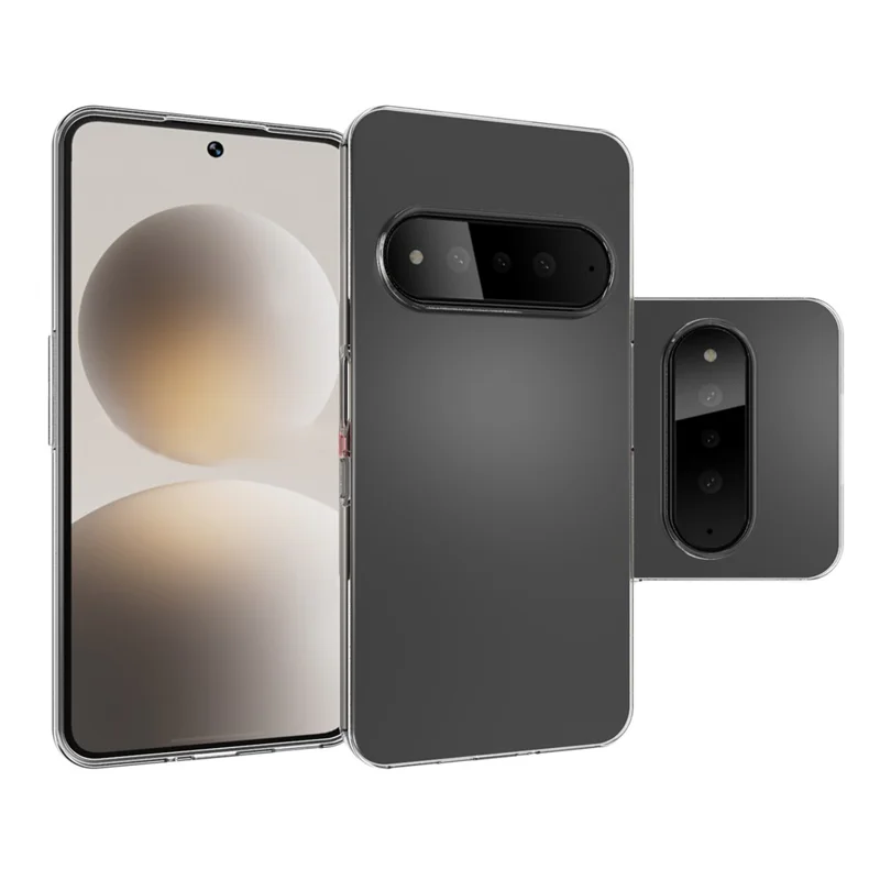 10Pcs   /   Pack For Natural AI Phone Case Watermark Free TPU Protective Phone Cover - Transparent
