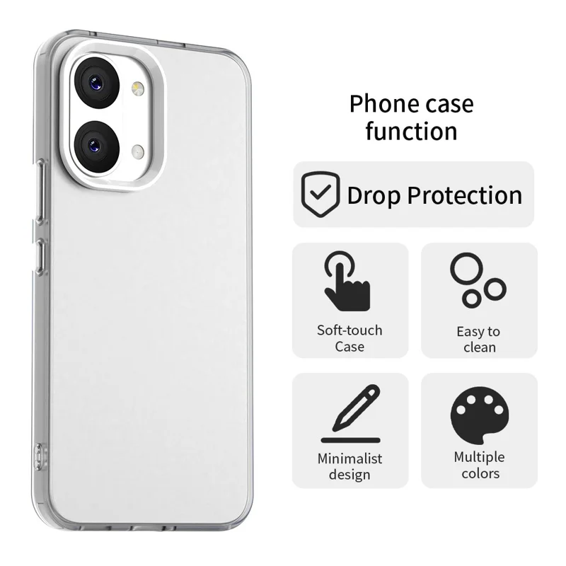 For Xiaomi Poco X8 Pro Max 5G / Redmi Turbo 5 Max 5G Case PC + TPU + PET Matte Anti-Drop Phone Back Cover - White