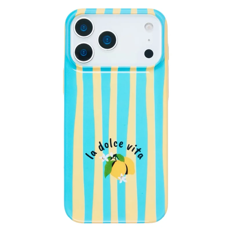 For iPhone 11 Pro Case IMD Striped Pattern Hard PC Protective Phone Cover - Green