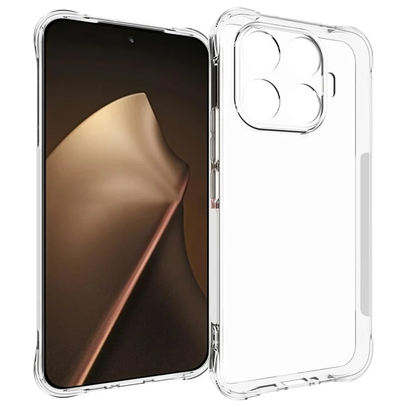 Für Xiaomi 17T Pro TPU-Hülle, rutschfest, stoßsicher, Telefonhülle - transparent