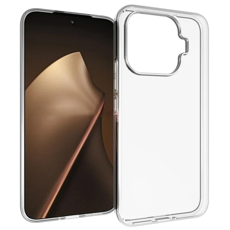 Für Xiaomi 17T Pro Hülle wasserfest TPU Handy-Rückseite – Transparent