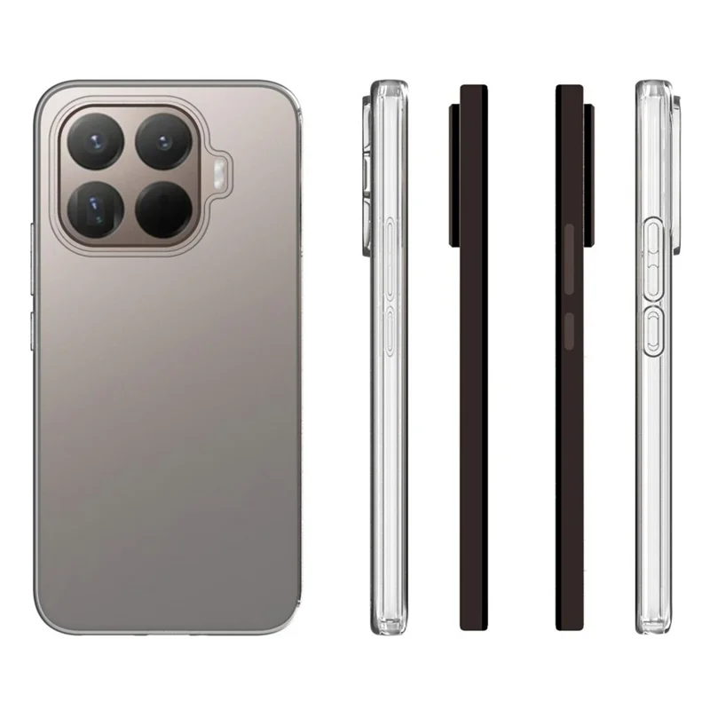 Für Xiaomi 17T Pro Hülle wasserfest TPU Handy-Rückseite – Transparent