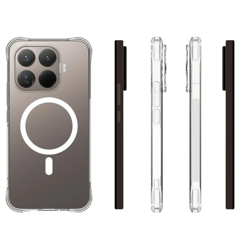 Compra al por mayor para carcasa magnética Xiaomi 17T Pro, funda trasera transparente de TPU anti-caída
