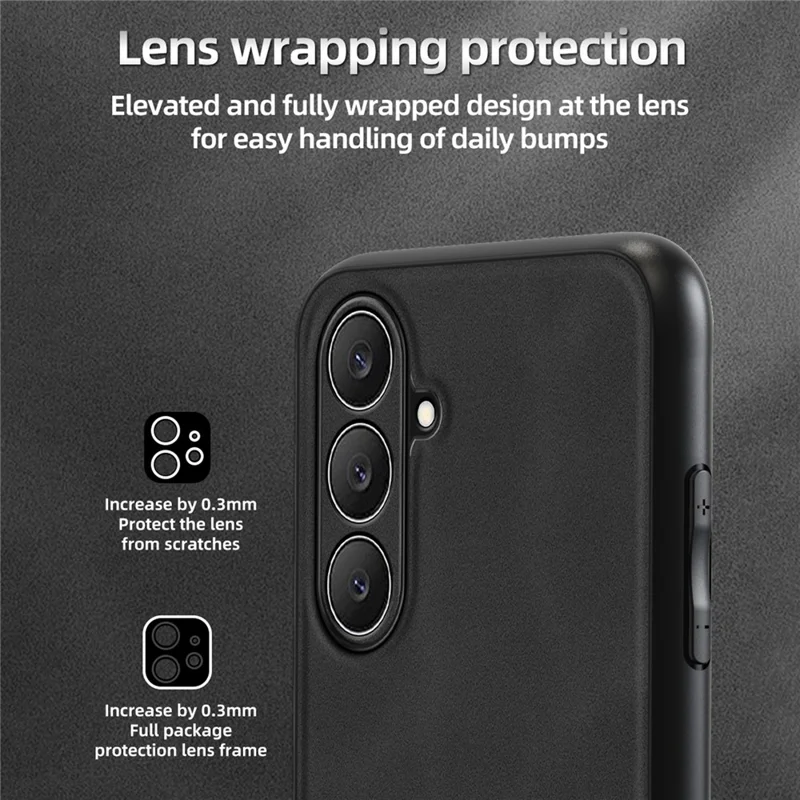 ANNYOJO For Samsung Galaxy S26 FE Phone Case PU Leather + PC + TPU Anti Drop Phone Back Cover - Green