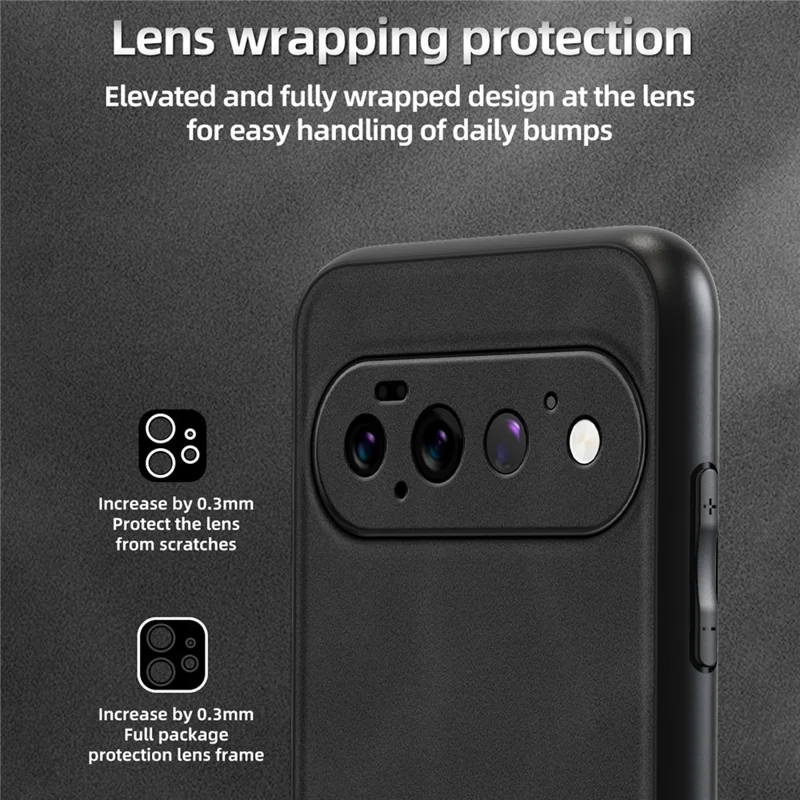 ANNYOJO Чехол для Google Pixel 11 Pro Чехол из искусственной кожи PU + PC + TPU Защита от падений Задняя крышка - Кофе