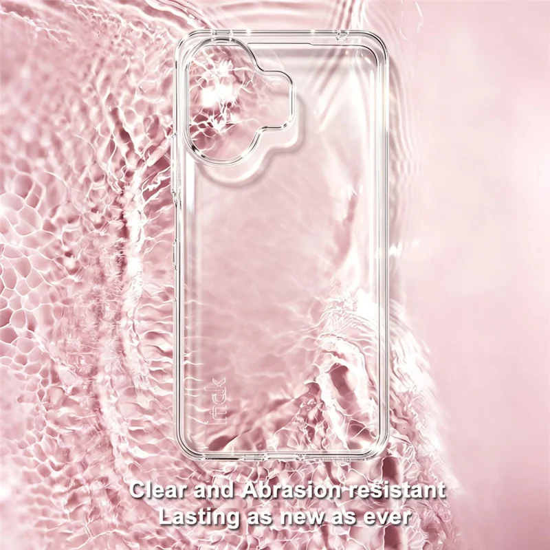 IMAK Série UX-10 pour TCL NxtPaper 70 Pro 5G Étui de Téléphone Transparent Arrière Souple en TPU - Transparent