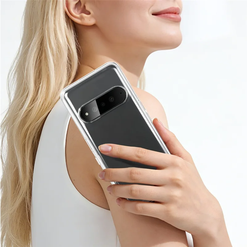 IMAK UX-10 Serie voor Natural AI Telefoon Hoesje Zachte TPU Mobiele Achterkant - Transparant