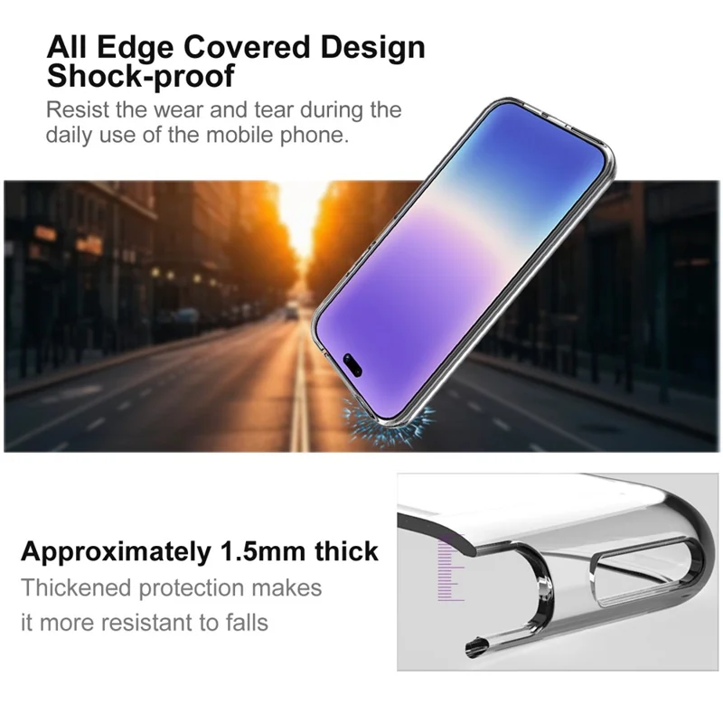 IMAK UX-10 Seria Na Obudowę Tylną Telefonu Huawei Pura 90 Miękka Obudowa TPU - Przezroczysta