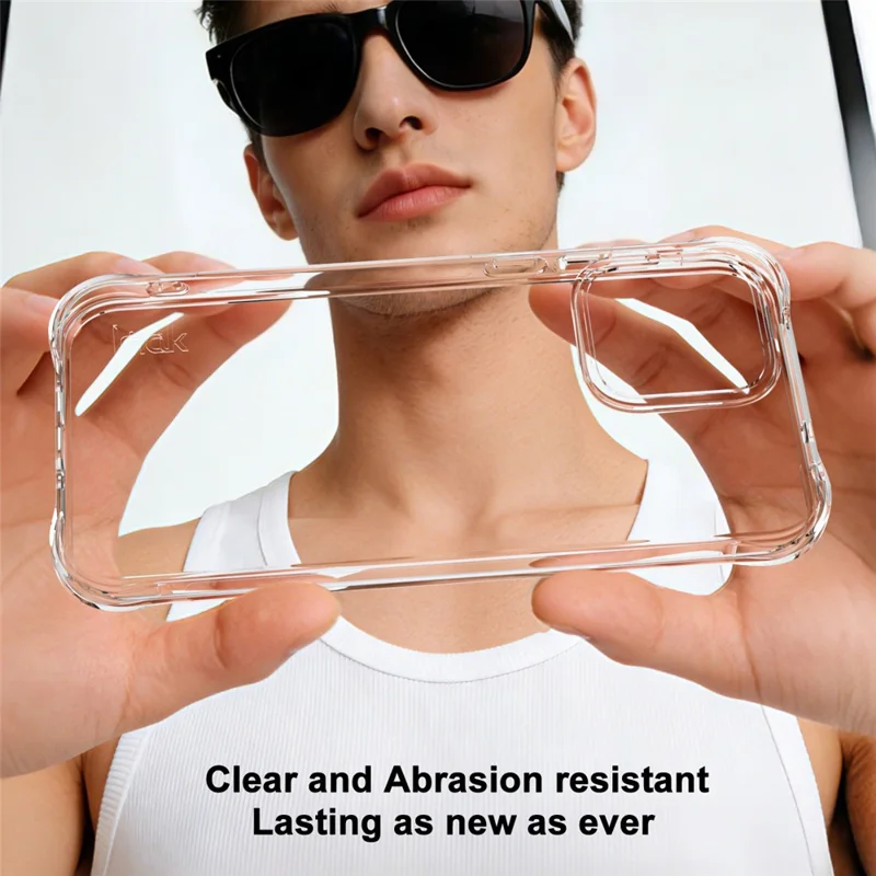 IMAK Custodia per OnePlus Nord CE6 5G Cover TPU Protettiva Antiurto con Airbag - Trasparente