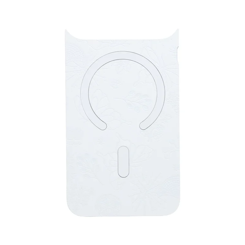 For iPhone 17 Pro Max Magnetic Back Plates Pattern Printed Quick Change Backplate (Backplate Only) - Flower Butterfly