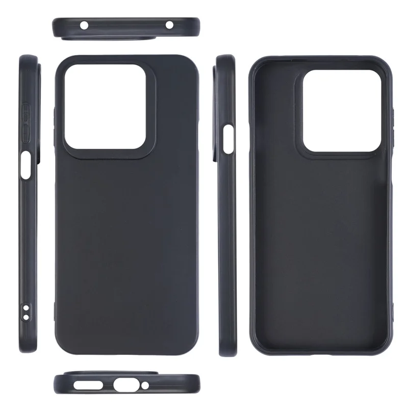 Obudowa na Motorola Edge (2026) odporna na wstrząsy, 1,2 mm, matowa obudowa z TPU - Czarna