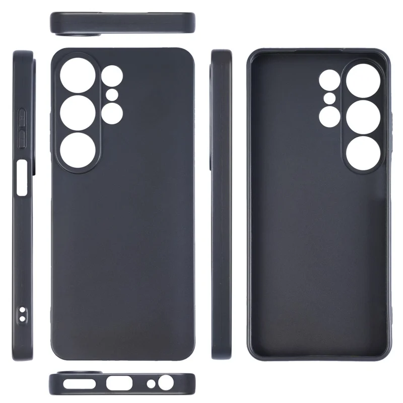 Engrosförsäljning av Oukitel C26-fodral med exakta utskärningar, 1,2 mm TPU, matt mobilhölse - Svart