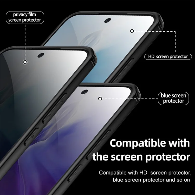 Для Xiaomi 13 прозрачный жесткий PC нескользящий мягкий TPU каркас чехол PC угловые подушки безопасности ударопоглощающий чехол для телефона - прозрачный