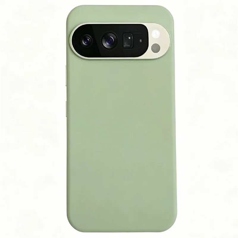 For Google Pixel 11 Pro XL / Pixel 10 Pro XL Case Silicone Shockproof Phone Protective Cover Shell - Matecha Green