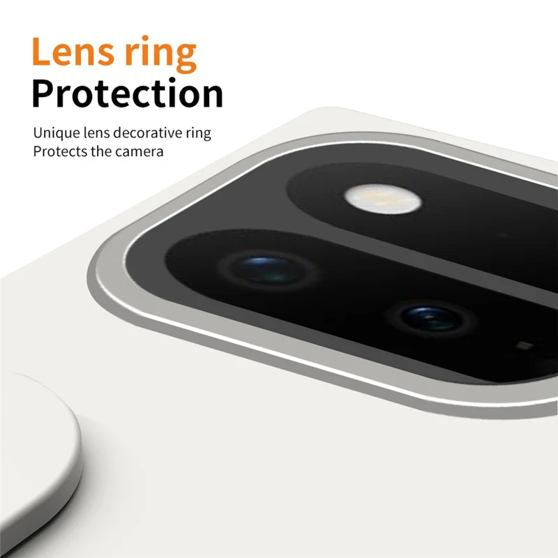 For Google Pixel 11 Pro Fold Case Kickstand Wristband PC Phone Cover with Tempered Glass Film - White