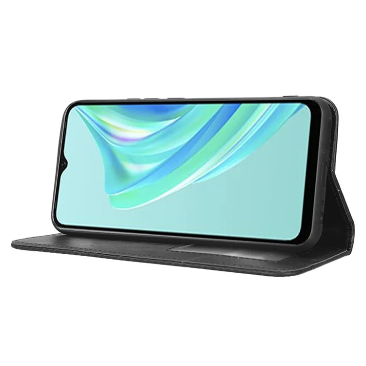 Per Infinix Hot 20i 4G X665C / X665E Modello Impresso PU Custodia Per Telefono in Pelle PU Coperchio di Chiusa Auto Auto Chiuso Auto - Nero