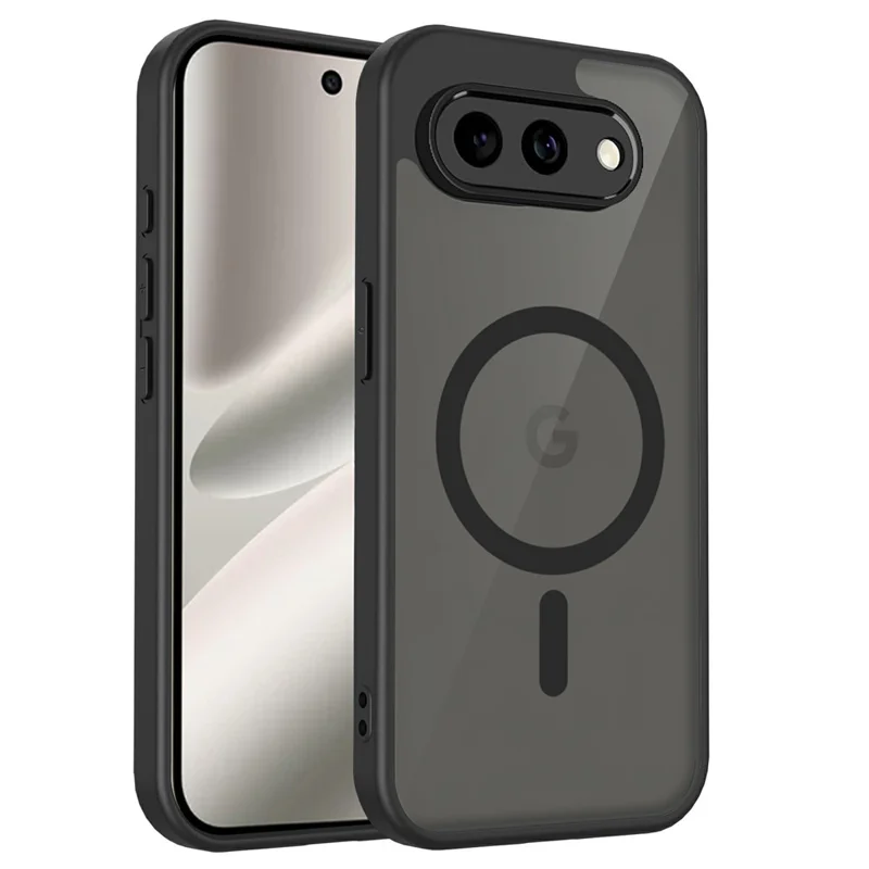 For Google Pixel 10a Magnetic Case Skin Touch Matte PC + TPU Anti-Drop Phone Cover - Translucent