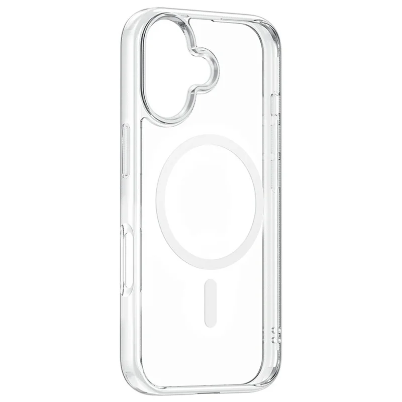 MCDODO PC-1820 for iPhone 17 Magnetic Case PC + TPU Protective Phone Cover - Transparent
