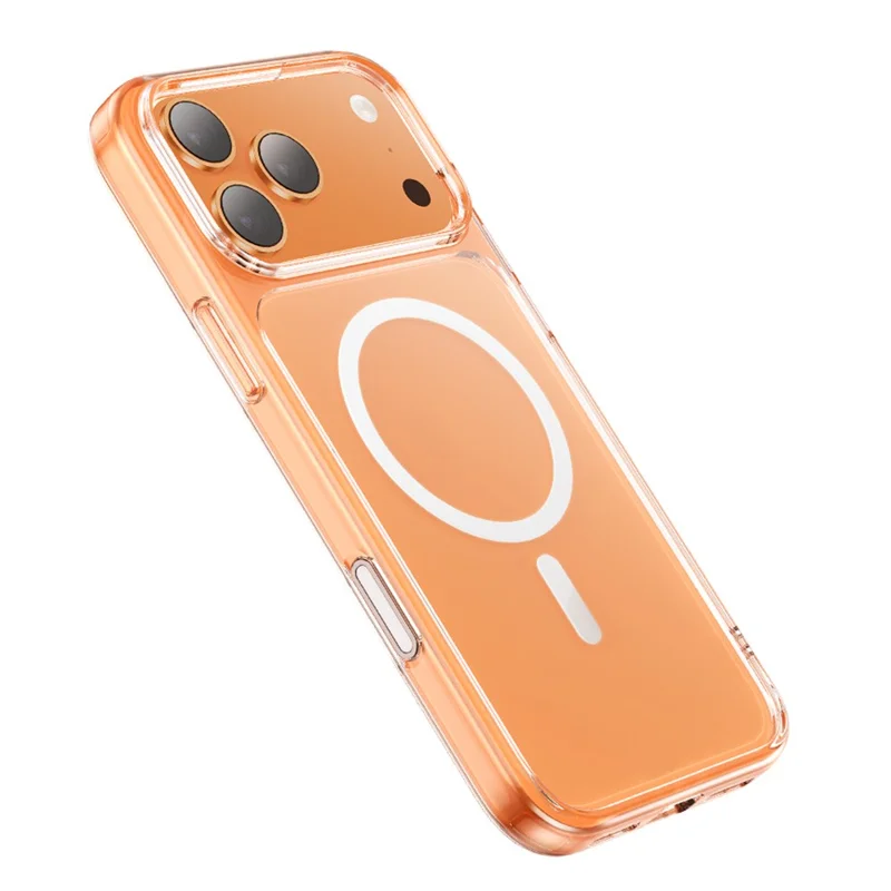 MCDODO PC-1825 for iPhone 17 Pro Magnetic Case with Camera Button Shockproof PC + TPU Phone Cover - Transparent