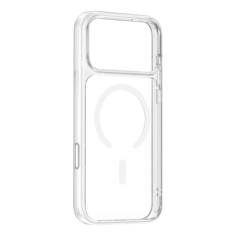 MCDODO PC-1826 for iPhone 17 Pro Max Magnetic Case with Camera Button Shockproof PC + TPU Phone Cover - Transparent